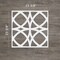 Ekena Millwork Large Fleetwood Decorative Fretwork Wall Panels in Architectural PVC, 23 3/8"W x 23 3/8"H x 3/8"T WALP24X24FLT - alternate 2